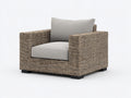 Polyrattan Gartensessel 85x75x80 cm - Geflechtoptik in Beige Grau Braun - modernes Design